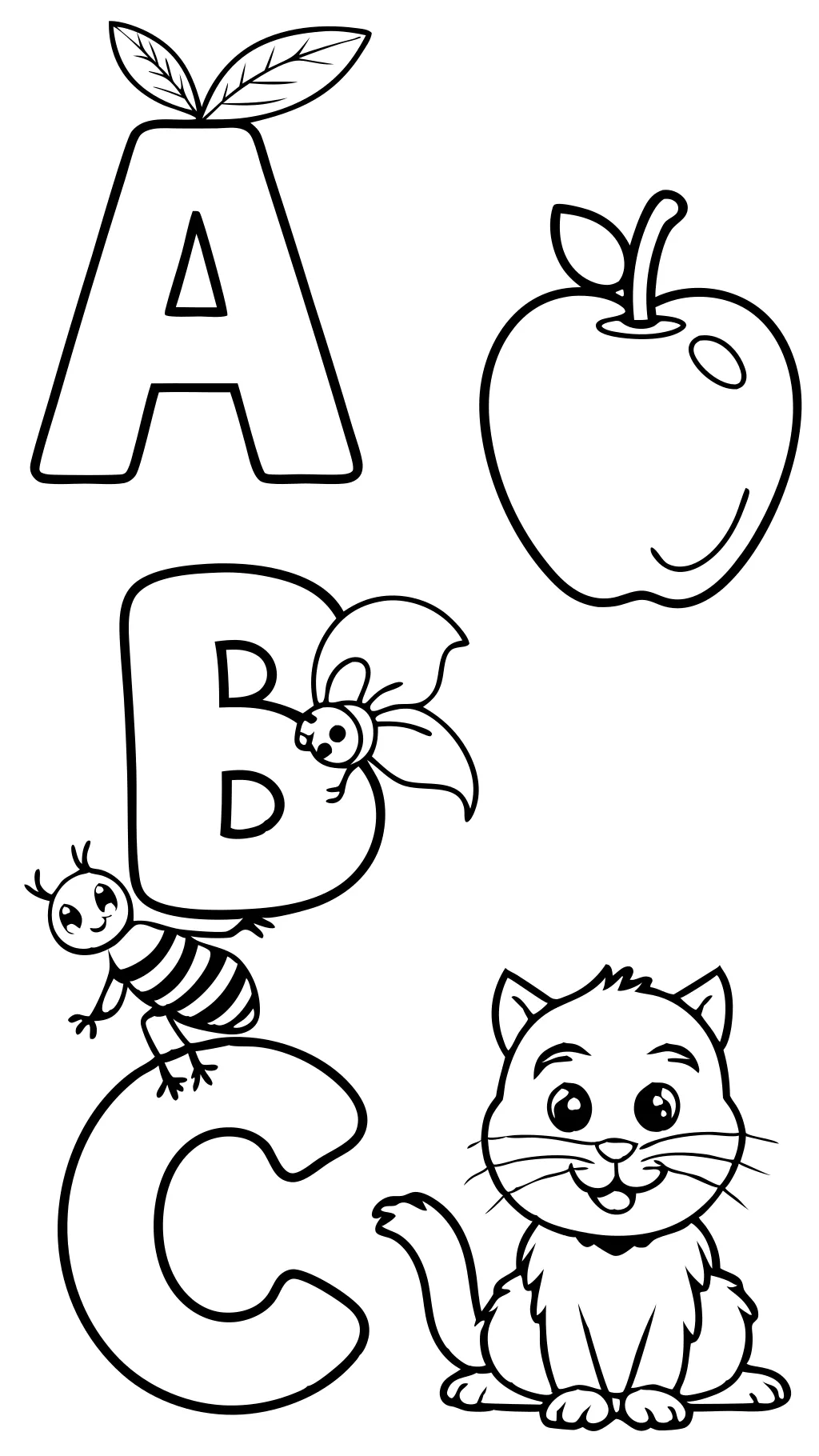 preschool coloring pages letters